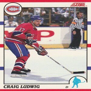 Craig Ludwig - 1990 Score Hockey Card